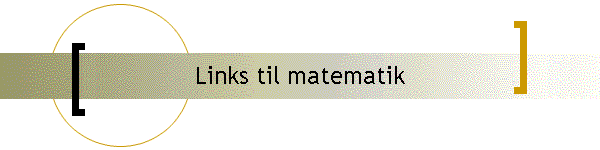 Links til matematik